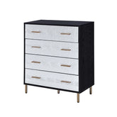 Myles Black, Silver & Gold Finish Chest Model AC00959 By ACME Furniture